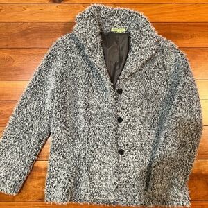 Women's Gray Textured Jacket